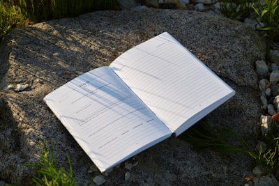 Offenes Notizbuch
